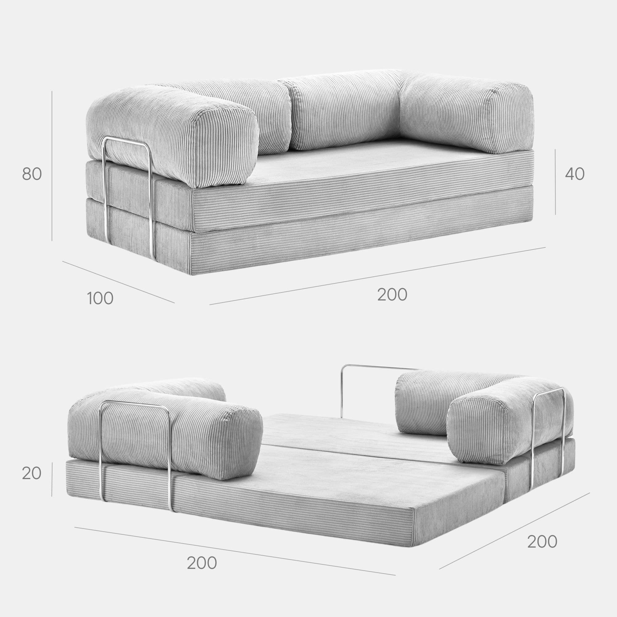 Диван Teddy Премиум Milk | Молочный | col. 000 превью 7