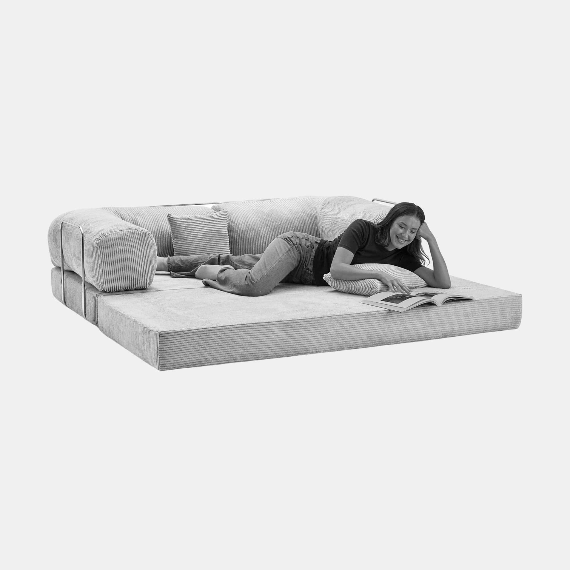 Диван Teddy Премиум Milk | Молочный | col. 000 превью 9