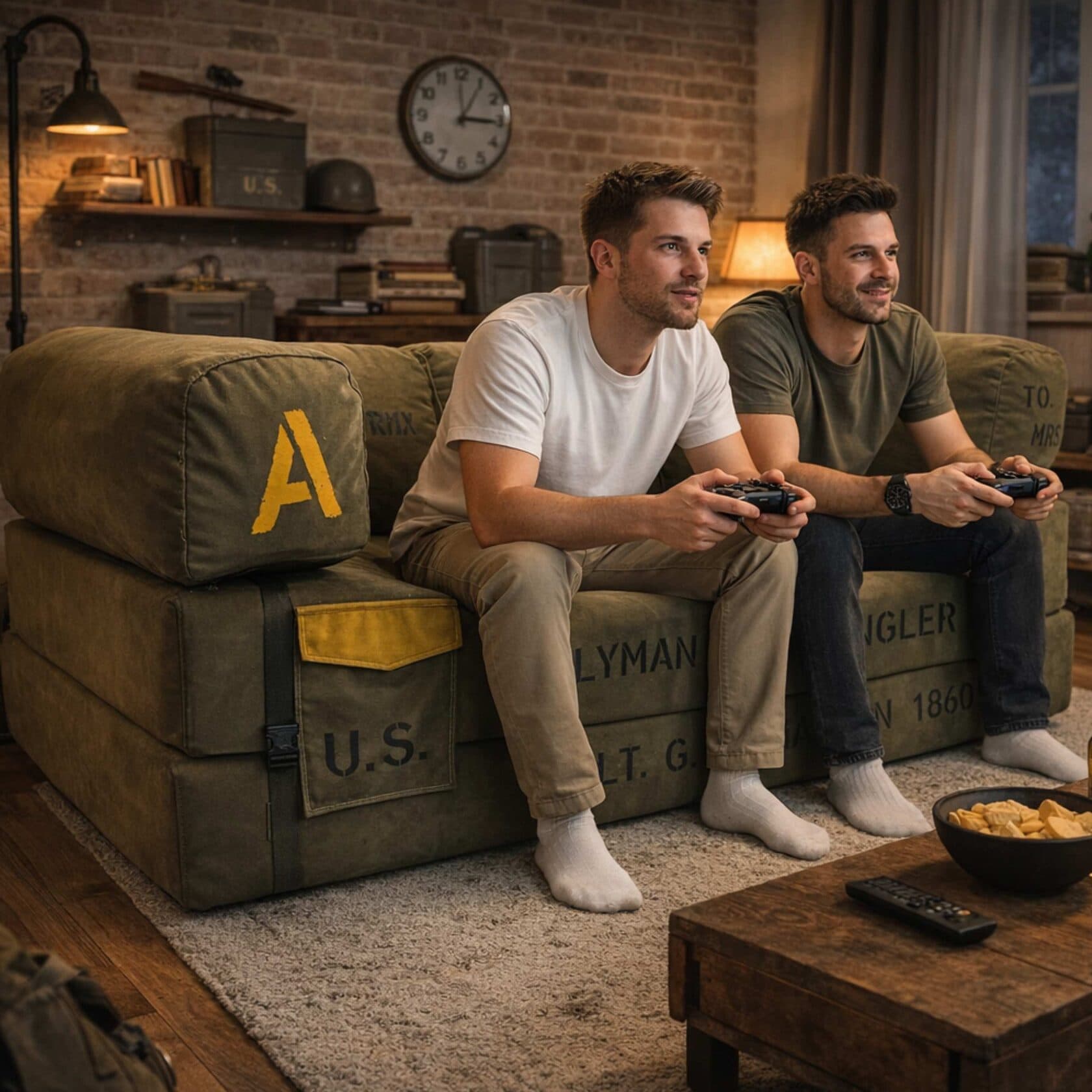 Диван Teddy МИЛИТАРИ превью 3