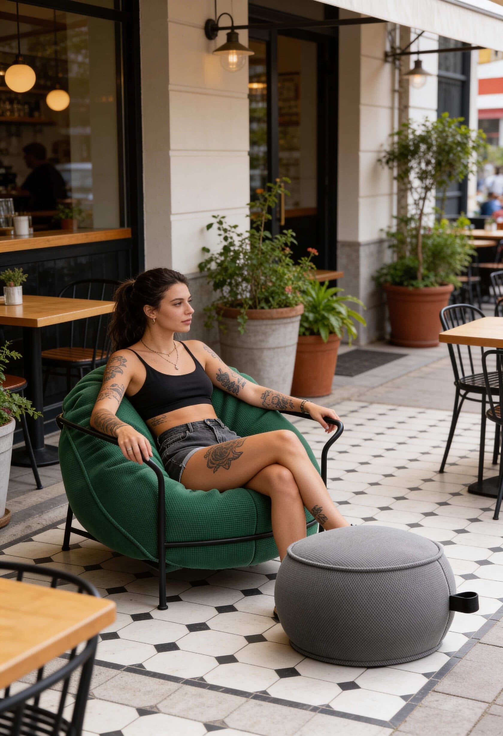 Кресло дизайнерское UNO Грин превью 2