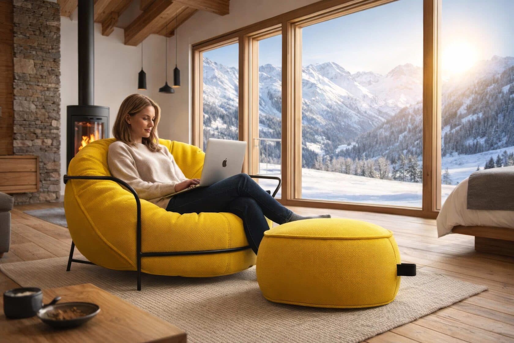 Кресло дизайнерское UNO Йеллоу превью 2