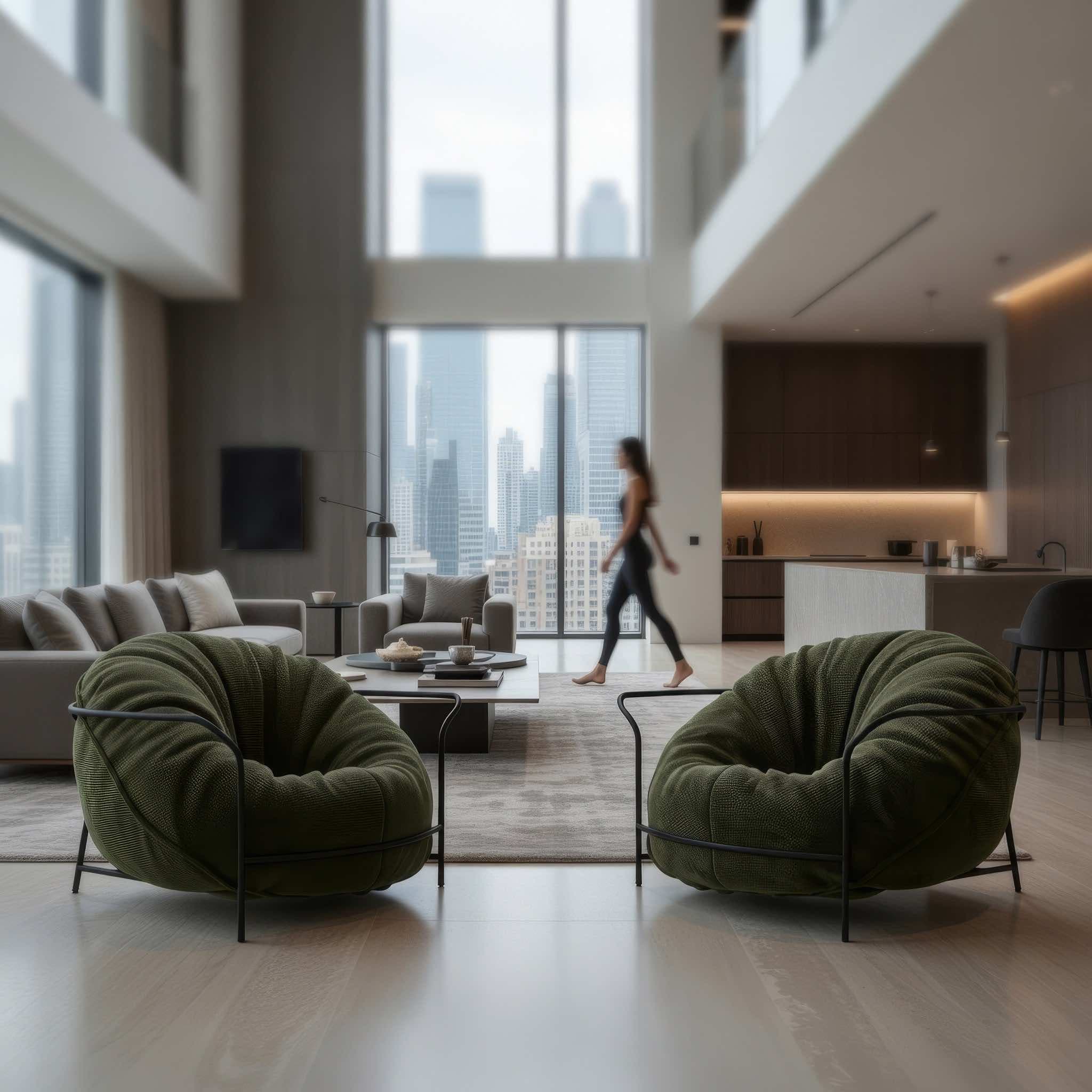 Кресло дизайнерское UNO Койот превью 2