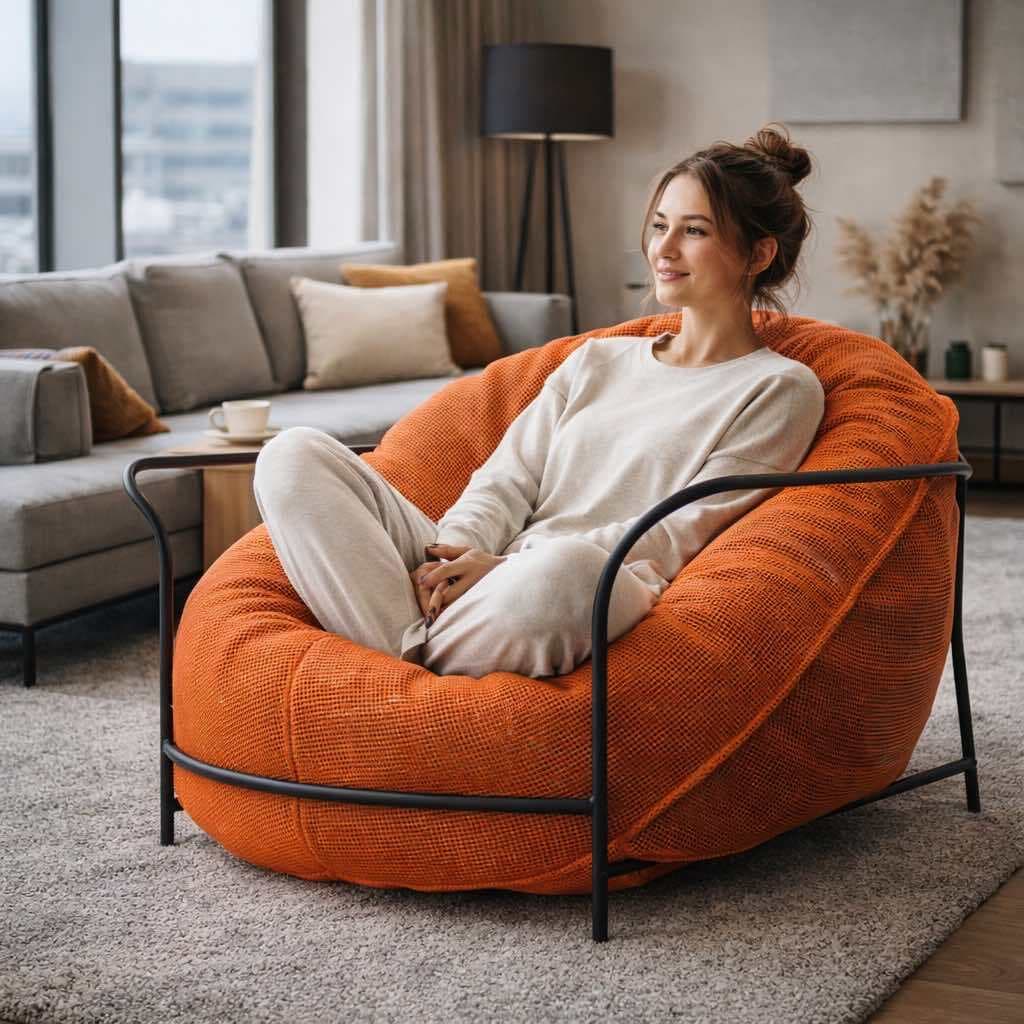 Кресло дизайнерское UNO Оранж превью 3