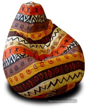 Яркое кресло-мешок Босс Африка
