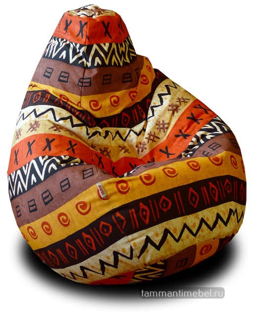 Яркое кресло-мешок Босс Африка превью 2