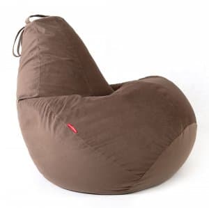 Мягкое кресло груша из велюра Босс Сохо